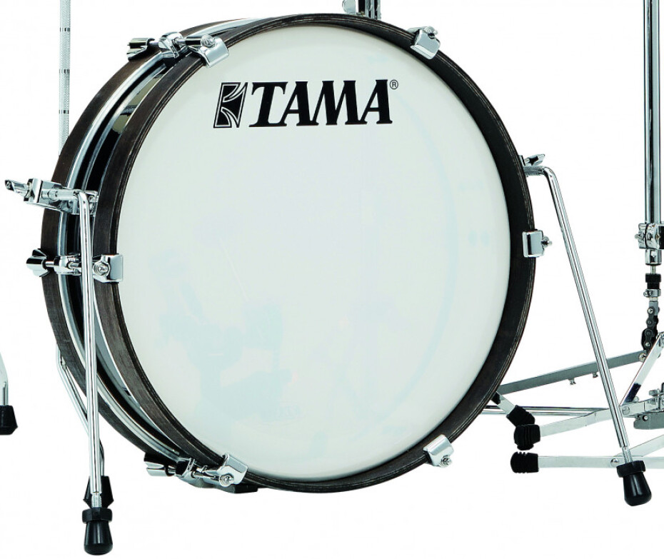 Tama LJKB18H3-HBK Club-JAM Pancake Bass Drum 18”x4” - Hairline Black - main (0)