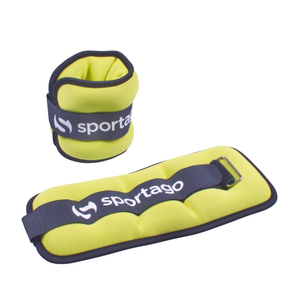 Sportago neoprénová zátěž na zápěstí/kotník 2 x 1 kg - zelená - main (0)