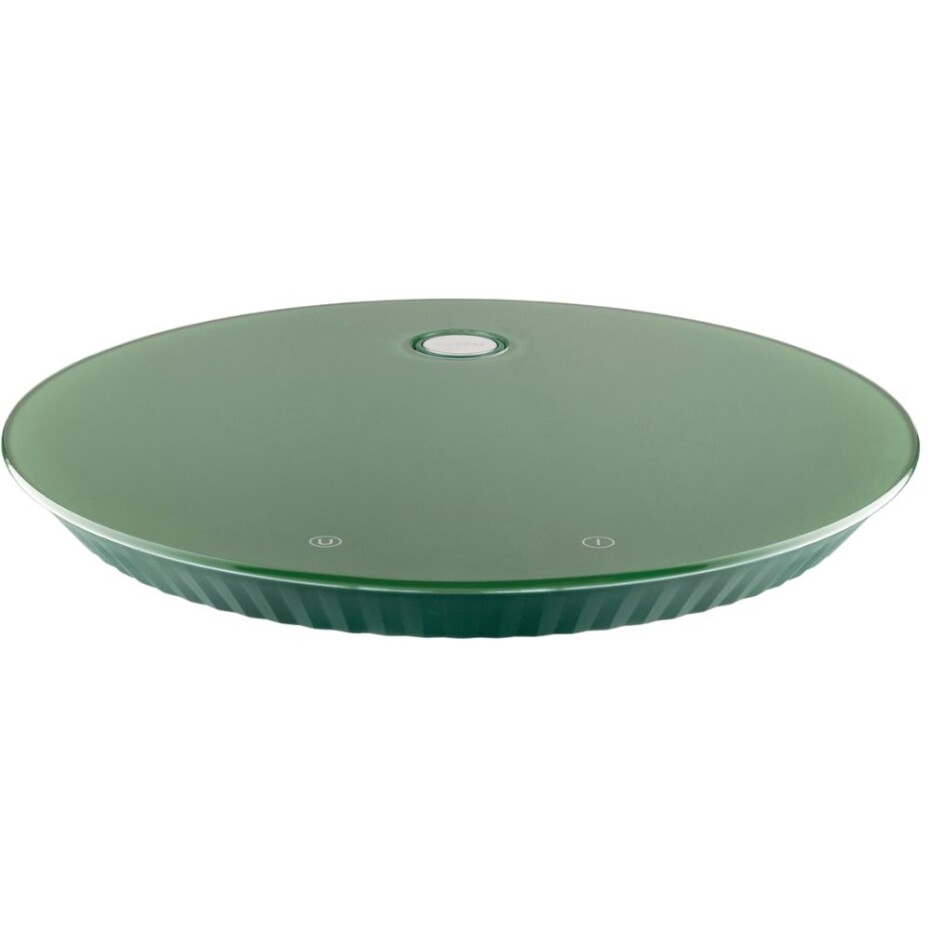 Digitální kuchyňská váha PLISSÉ 27 cm, zelená, plast, Alessi - main (0)