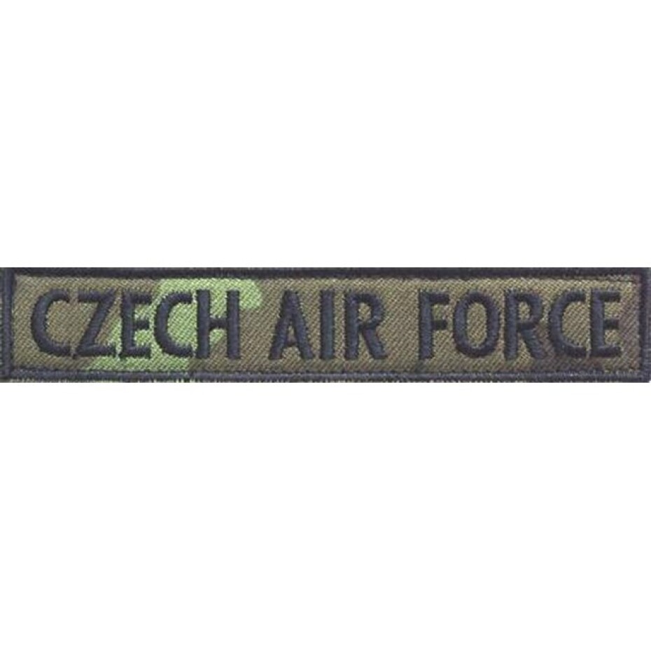 Nášivka: CZECH AIR FORCE [jmenovka] vz. 95 zelený - main (0)
