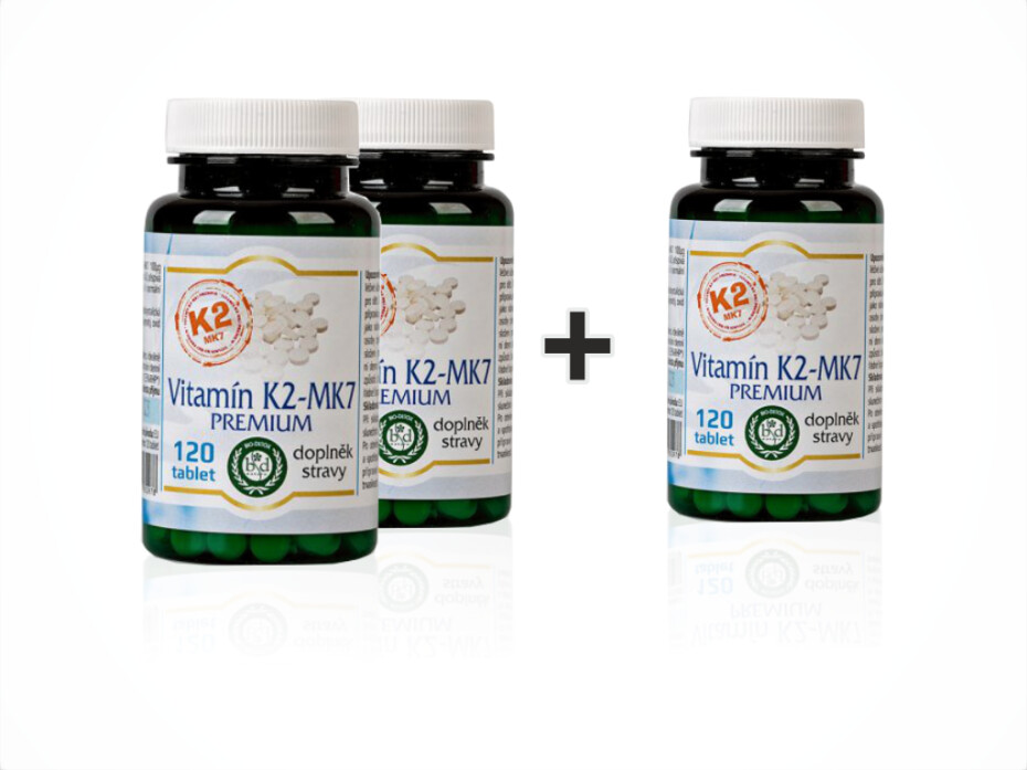 Bio-Detox 2x Vitamín K2 120 tbl + 1x vitamín K2 120 tbl ZDARMA - main (0)