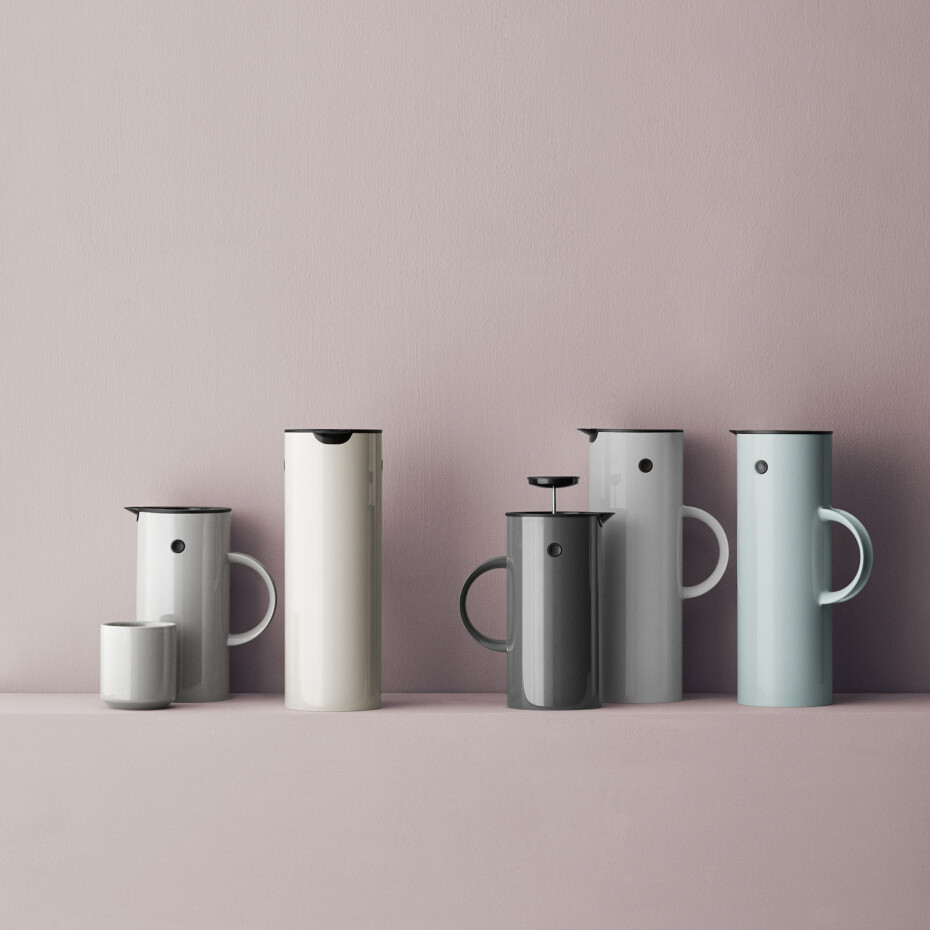 Vakuový džbán EM77 500 ml, bílá, plast, Stelton - main (1)