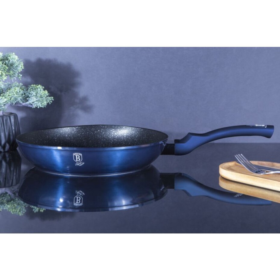 BERLINGERHAUS Pánev s mramorovým povrchem 28 cm Aquamarine Metallic Line BH-1872 - main (8)