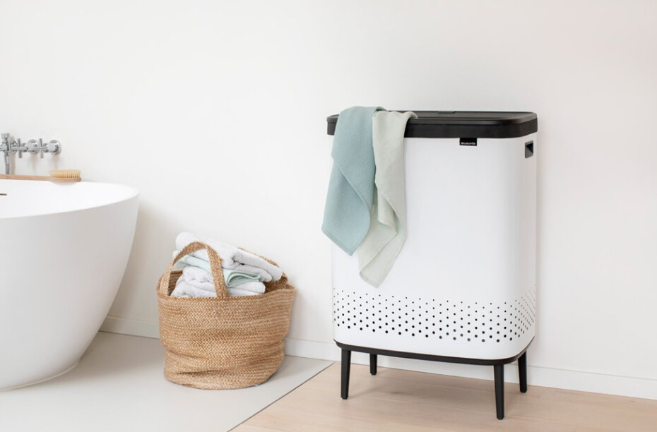 Koš na prádlo BO 2 x 45 l, bílá, Brabantia - main (8)