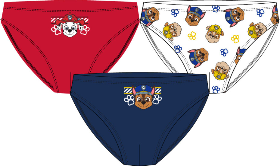 Paw Patrol - Tlapková patrola -Licence Chlapecké slipy - Paw Patrol 52332386, mix barev Barva: Mix barev, Velikost: 104-110 - main (0)