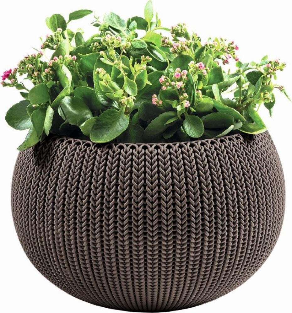 Keter Květináč Keter COZY M závěsný Harvest Brown KT-610132 - main (0)