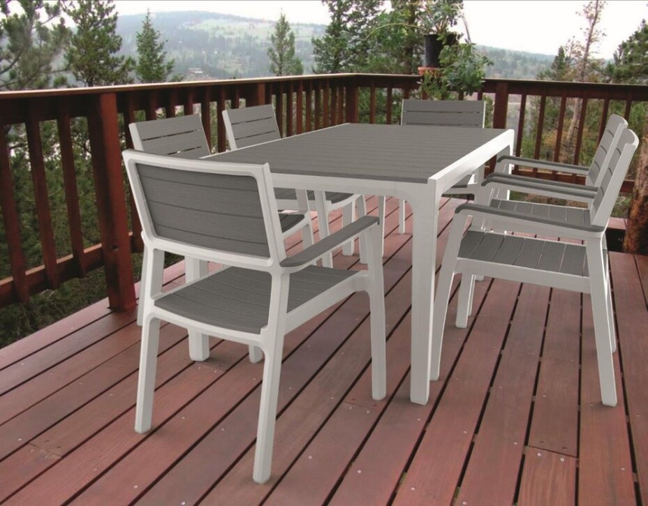 Keter Zahradní křeslo Keter Harmony bílé / světle šedé KT-610034 - main (2)