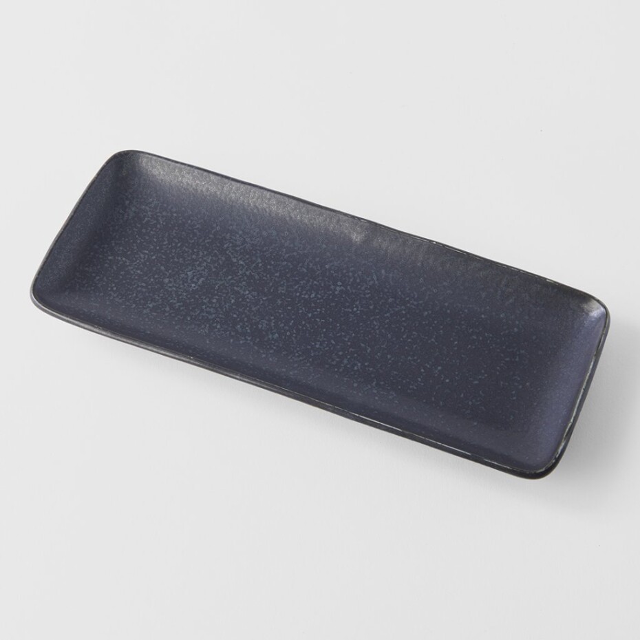 Servírovací talíř BB BLACK 29,5 x 12 cm, obdélník, černá, MIJ - main (2)