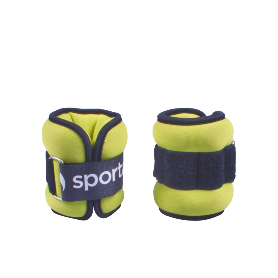 Sportago neoprénová zátěž na zápěstí/kotník 2 x 0,5 kg - zelená - main (1)