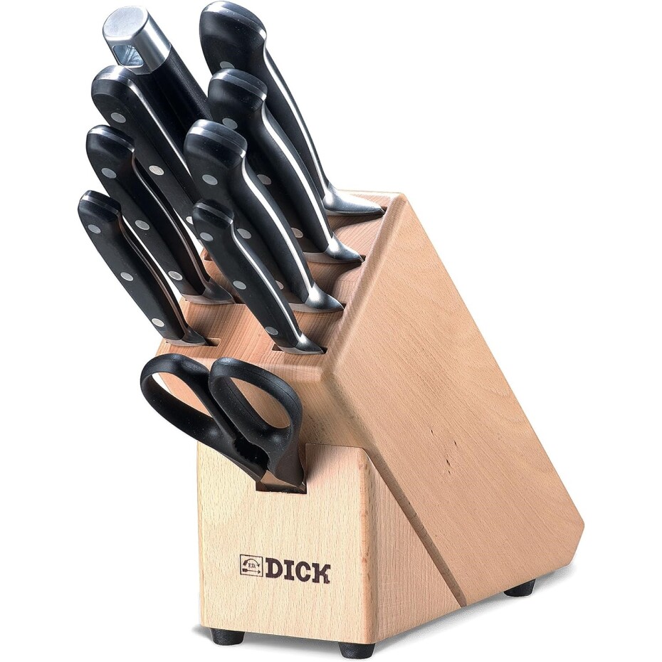 Blok na nože 26 cm, hnědá, dřevo, F.DICK - main (1)