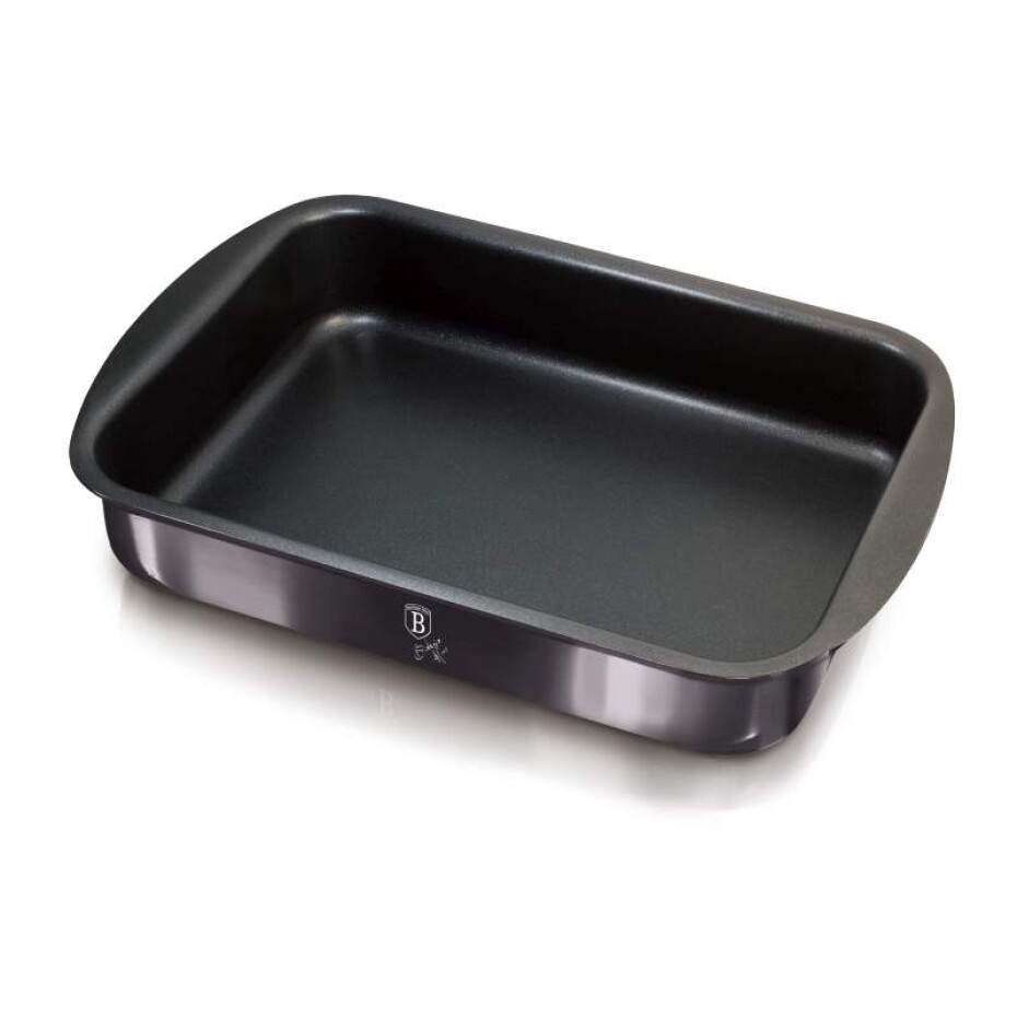 BERLINGERHAUS Plech na pečení s titanovým povrchem Carbon pro Collection 35x27x6,5 cm BH-7869 - main (1)