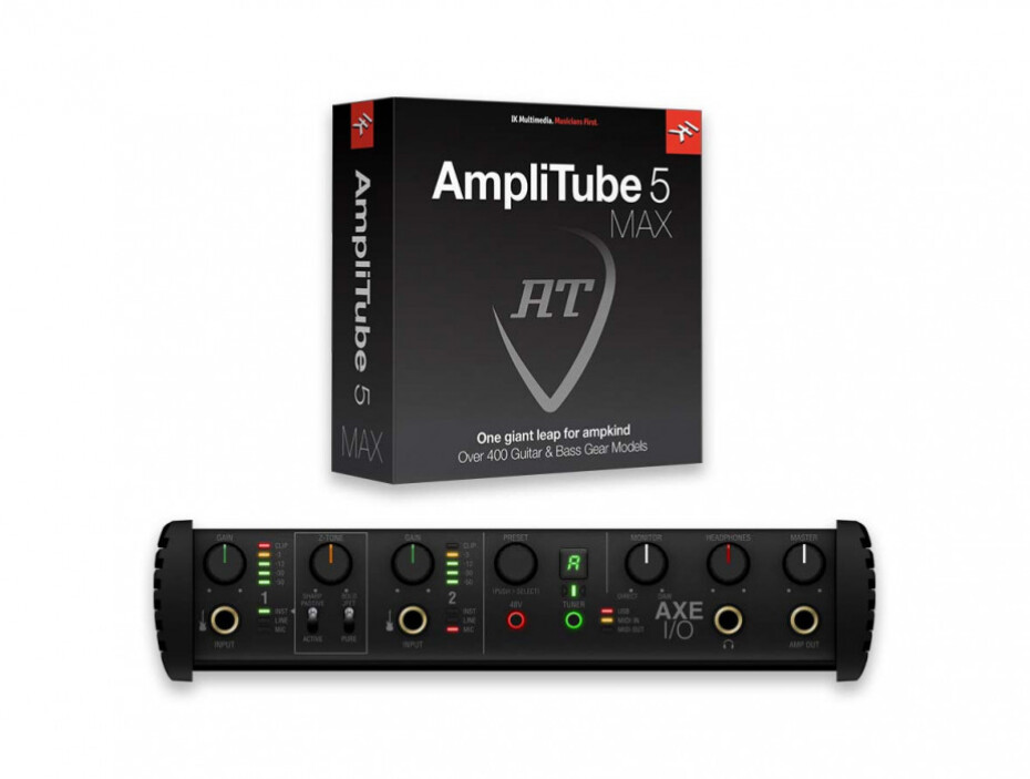 IK Multimedia AXE I/O + AmpliTube 5 MAX + TONEX MAX Bundle - main (0)