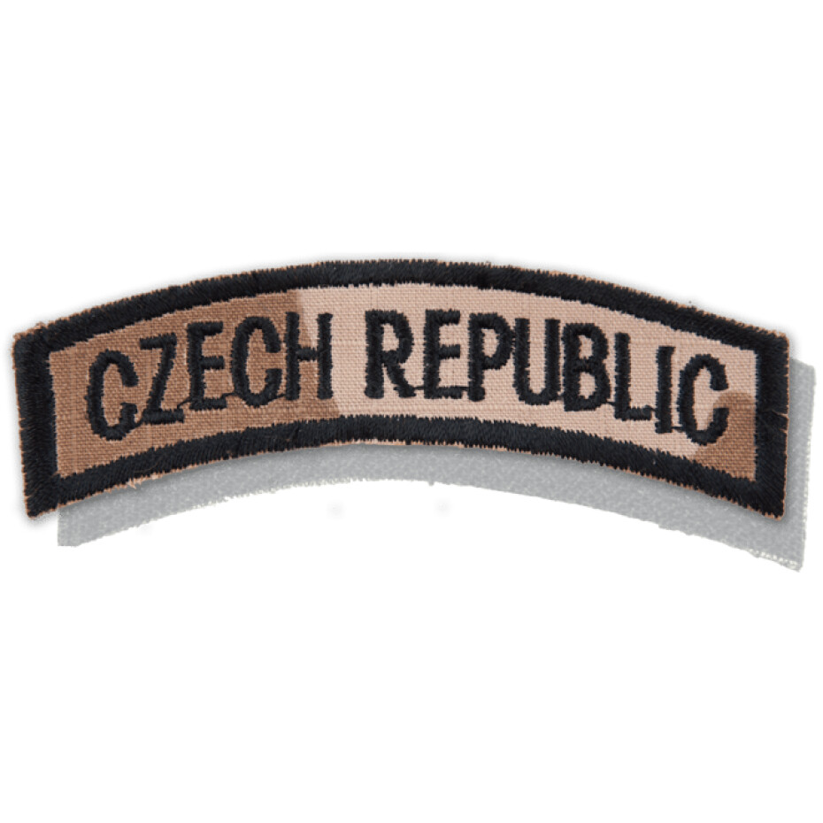 Nášivka: CZECH REPUBLIC [oblouková] [ssz] vz. 95 béžový | černá - main (0)