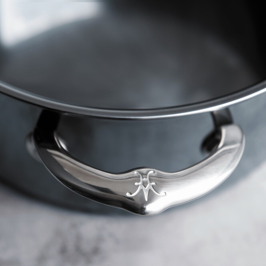 Servírovací pánev NANOBOND TITANIUM 26 cm, 3,3 l, nerezová ocel, Hestan - main (7)