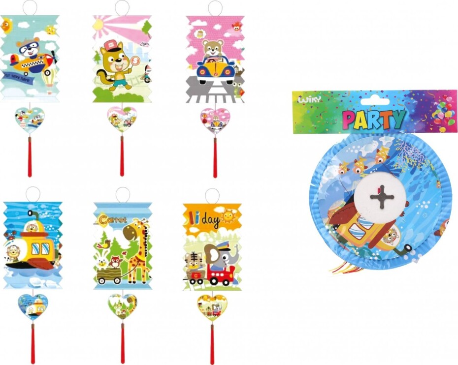 Lampion válec 16 cm Dětský - main (0)