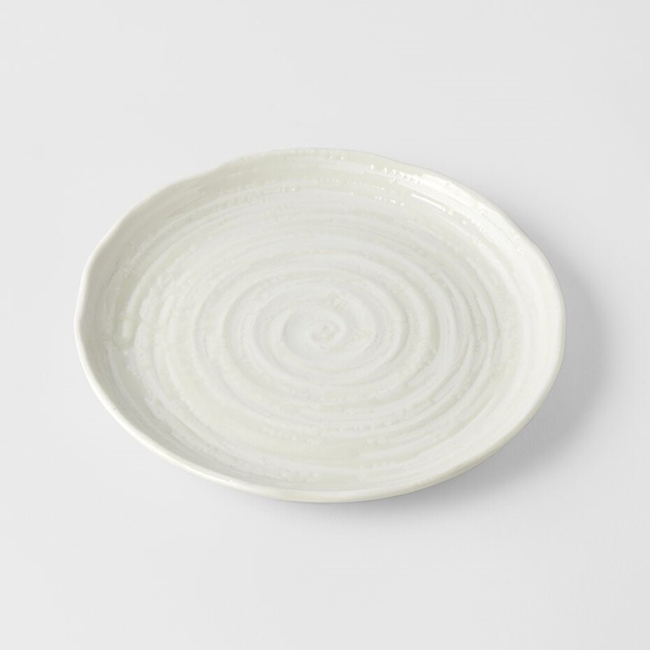 Předkrmový talíř WHITE SPIRAL 21,5 cm, bílá, MIJ - main (7)
