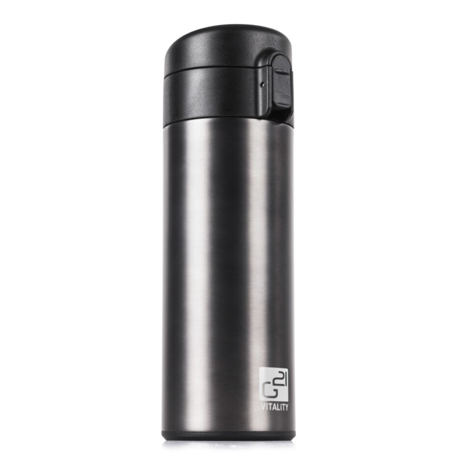 G21 Termoláhev G21 na pití, 350 ml, ocelově šedá  G21-60022407 - main (2)