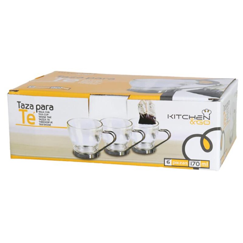 BERGNER Hrnek na espresso skleněný 170 ml sada 6 ks 8430540233644 - main (1)