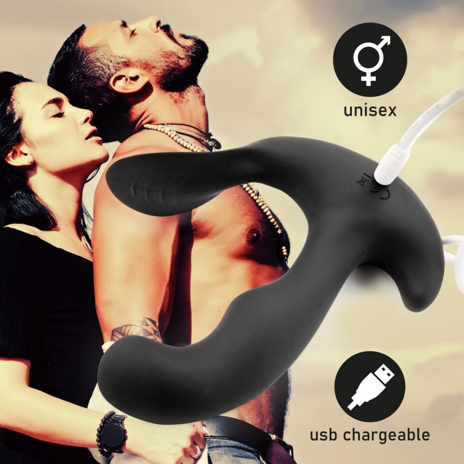FeelzToys Black Jamba Anal Vibrator - main (1)