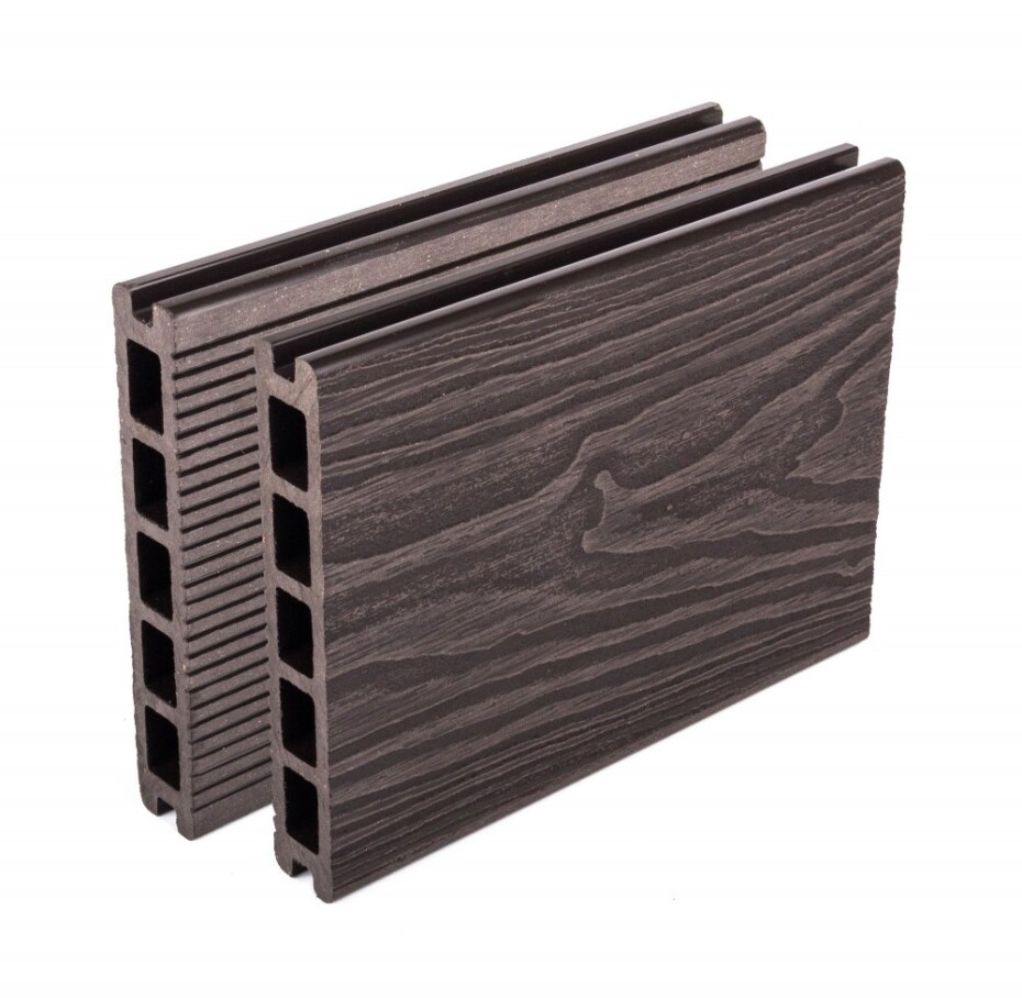 G21 Terasové prkno G21 2,5 x 14,8 x 300 cm, Dark Wood, WPC G21-6391040 - main (2)