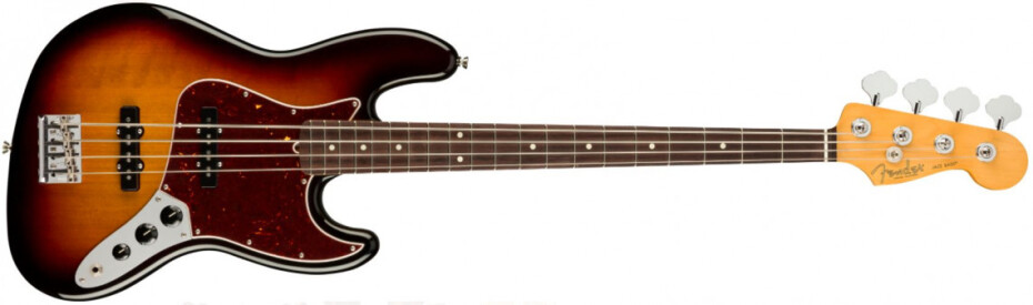 Fender American Professional II Jazz Bass 3-Color Sunburst Rosewood - main (0)