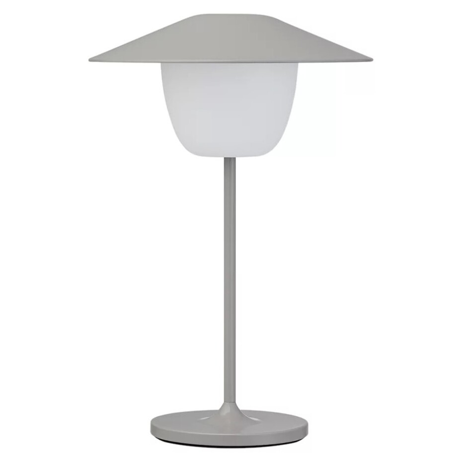 Přenosná stolní lampa ANI MINI 21 cm, LED, satelitní šedá, hliník, Blomus - main (0)