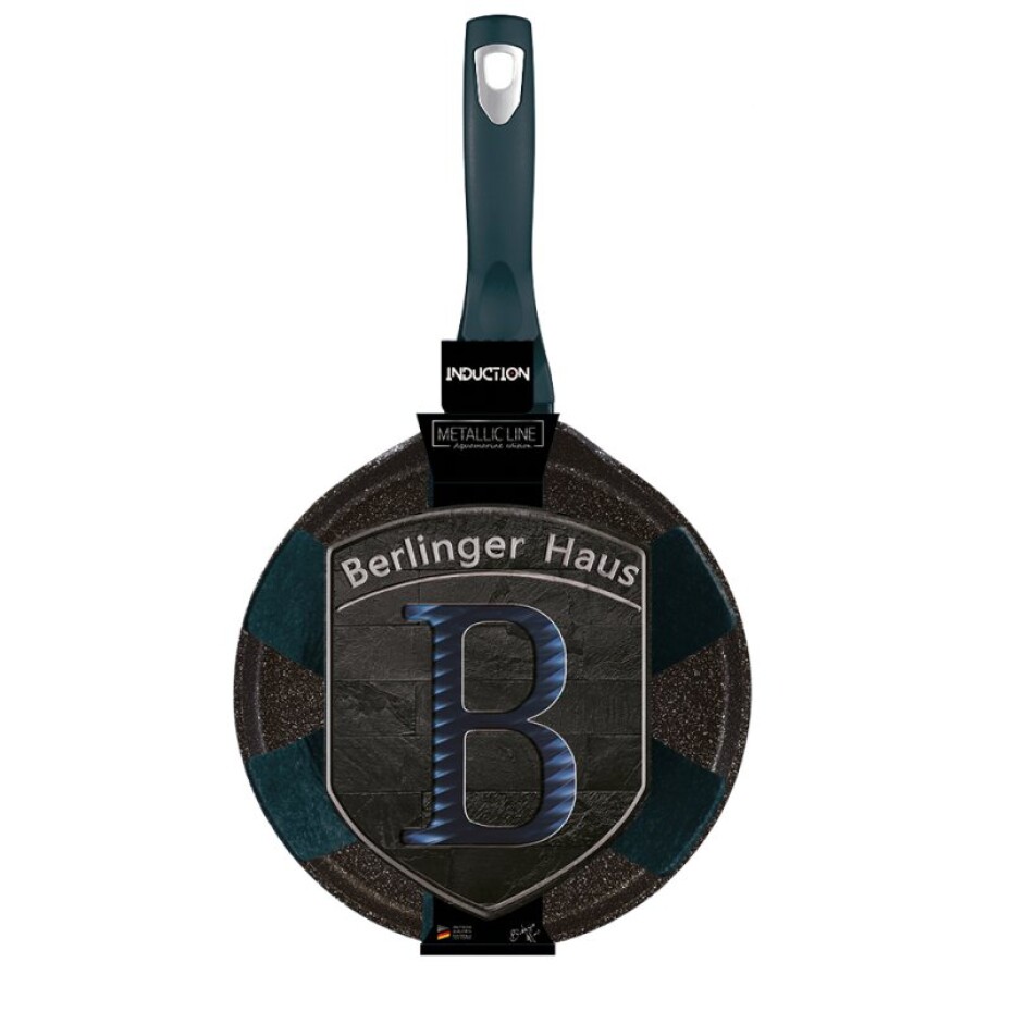 BERLINGERHAUS Pánev na palačinky s mramorovým povrchem 28 cm Aquamarine Metallic Line BH-7136 - main (0)