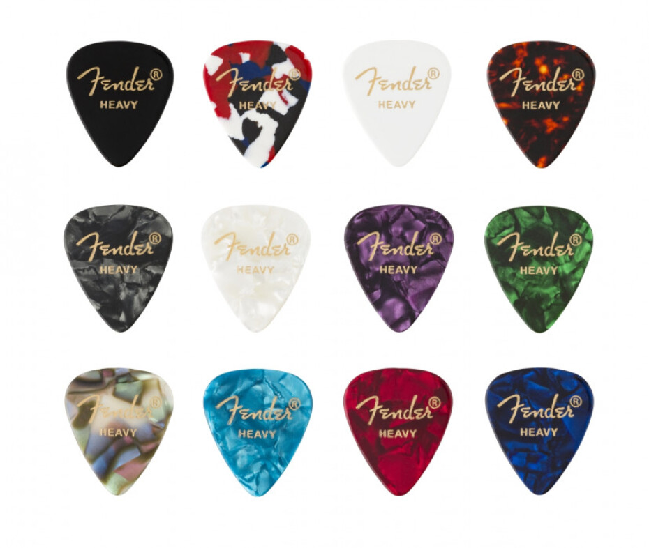 Fender 351 Shape  Celluloid Medley  Heavy 12ks - main (0)