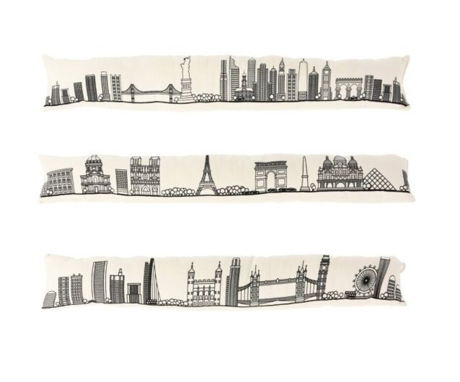 HOMESTYLING Zarážka ke dveřím proti průvanu 85 cm New York KO-HZ1200910newy - main (0)