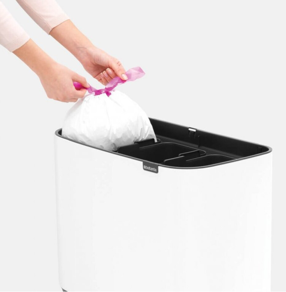 Dotykový odpadkový koš BO TOUCH BIN 3 x 11 l, bílá, Brabantia - main (3)