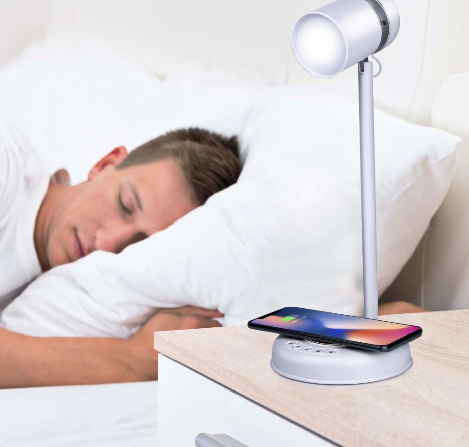 GRUNDIG Stolní lampa LED s bezdrátovou nabíječkou na mobil 3v1 ED-247255 - main (3)