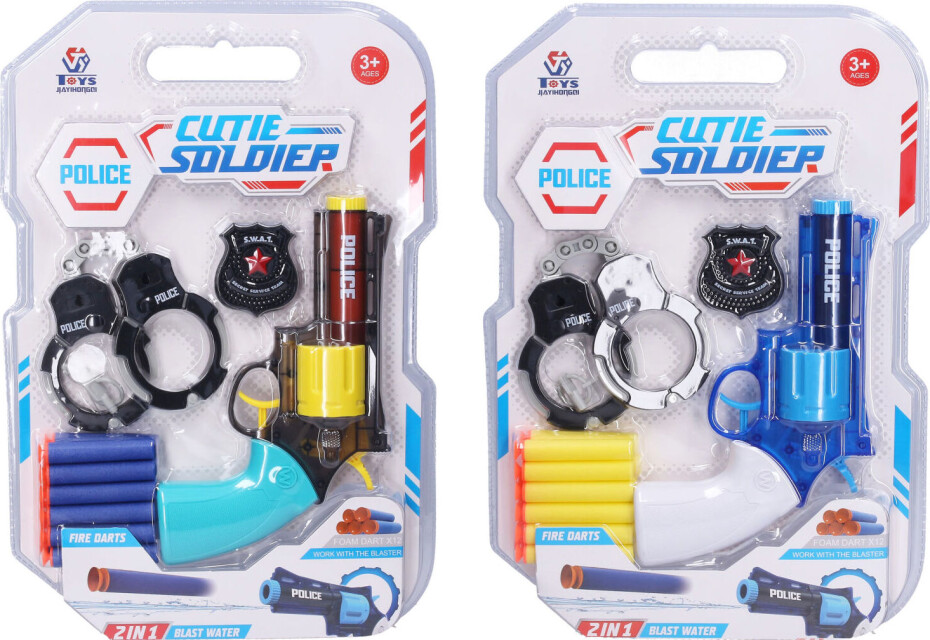 Pistole na vodu a pěnové náboje set 23 cm - main (0)