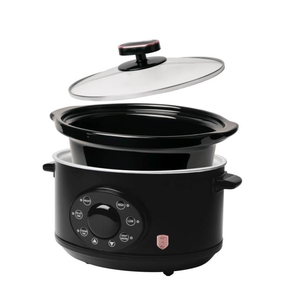 BERLINGERHAUS Pomalý hrnec s poklicí Slow Cooker 3,5 l Black Rose Collection BH-9501 - main (1)