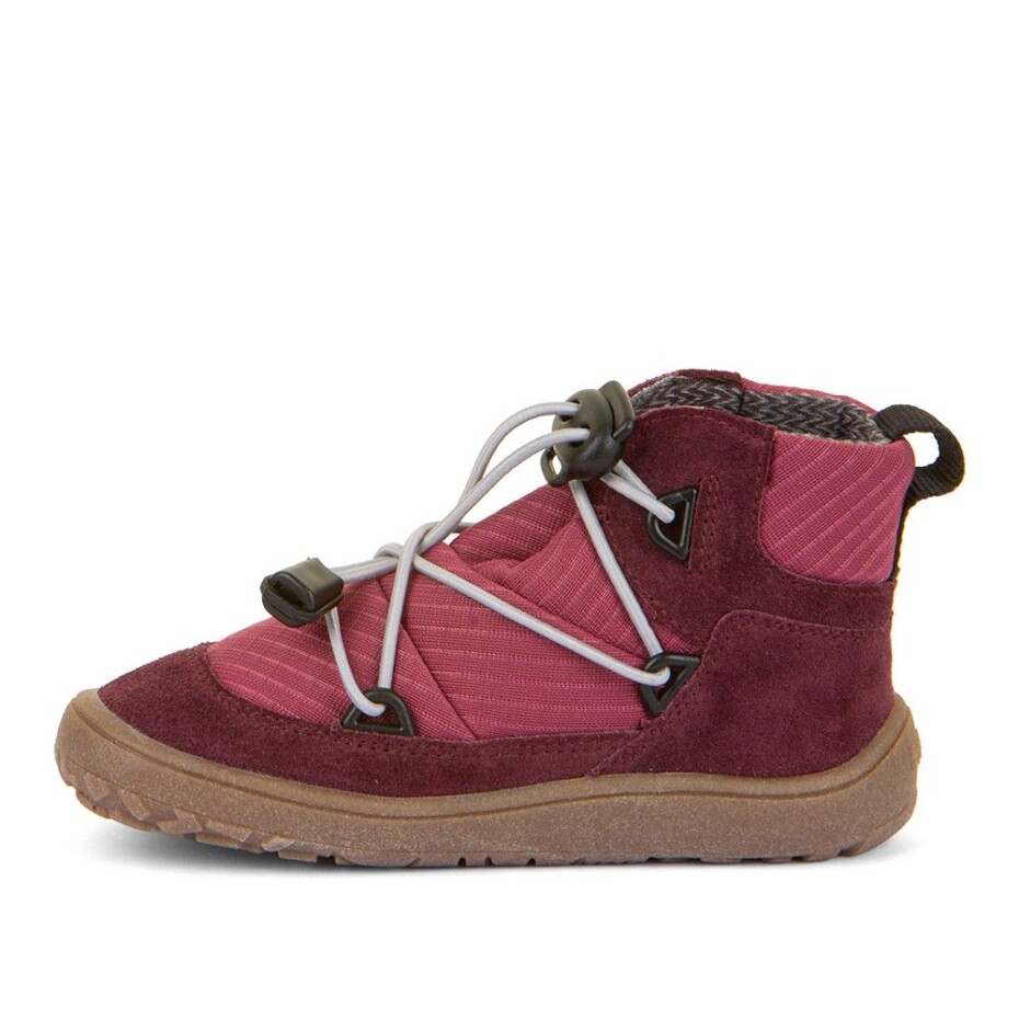 Dívčí celoroční barefoot boty TEX TRACK Bordeaux, Froddo, G3110257-7, červená - 41 - main (1)