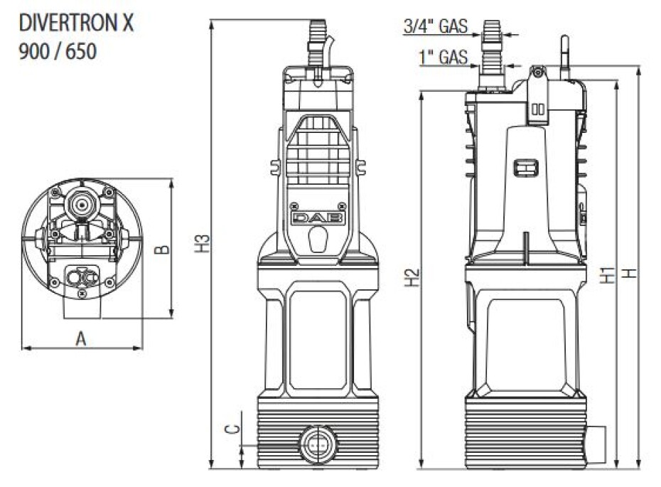 Automatické čerpadlo DAB Divertron X 900 - main (2)