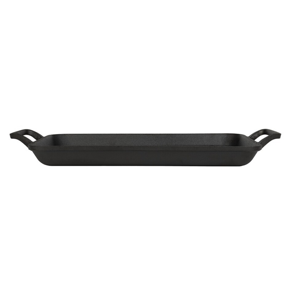 BERLINGERHAUS Grilovací deska litinová obdélníková 33*22*4,5 cm černá BH-6532 - main (1)