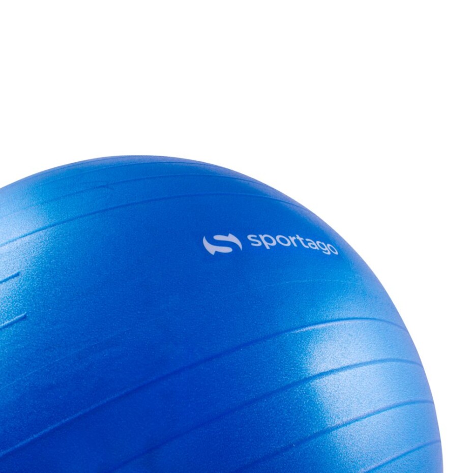 Gymnastický míč Sportago Anti-Burst 75 cm, včetně pumpičky - růžová - main (4)