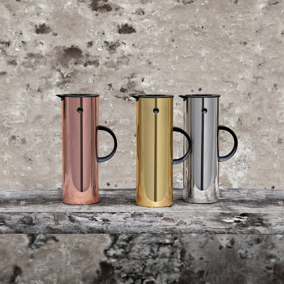 Vakuový džbán EM77 1 l, stříbrná, nerezová ocel, Stelton - main (1)