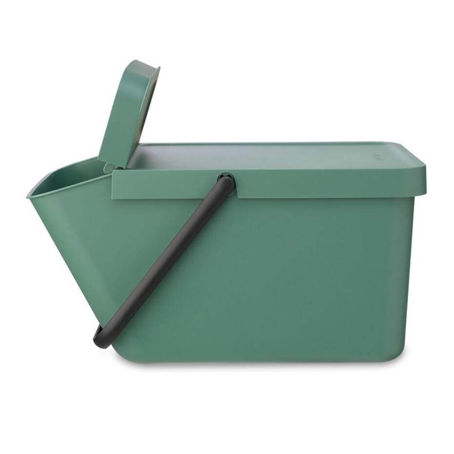 Odpadkový koš SORT & GO 20 l, stohovatelný, jedlově zelená, Brabantia - main (8)