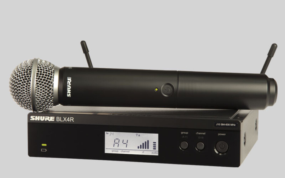 Shure BLX24RE/SM58 H8E 518 - 542 MHz - main (0)
