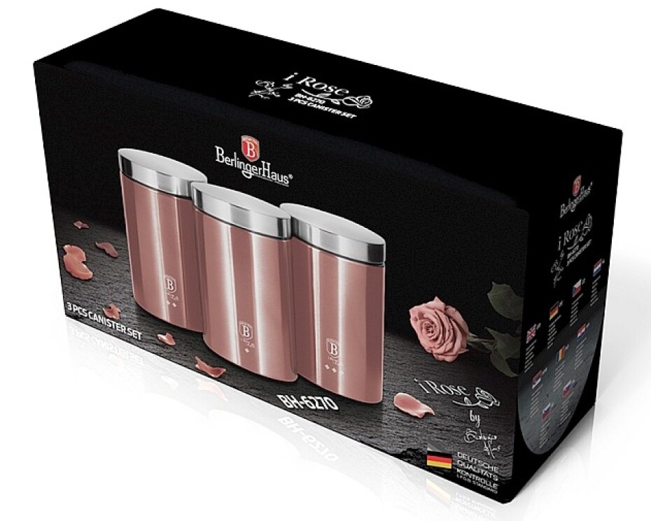 BERLINGERHAUS Dóza na potraviny sada 3 ks I-Rose Edition BH-6270 - main (3)