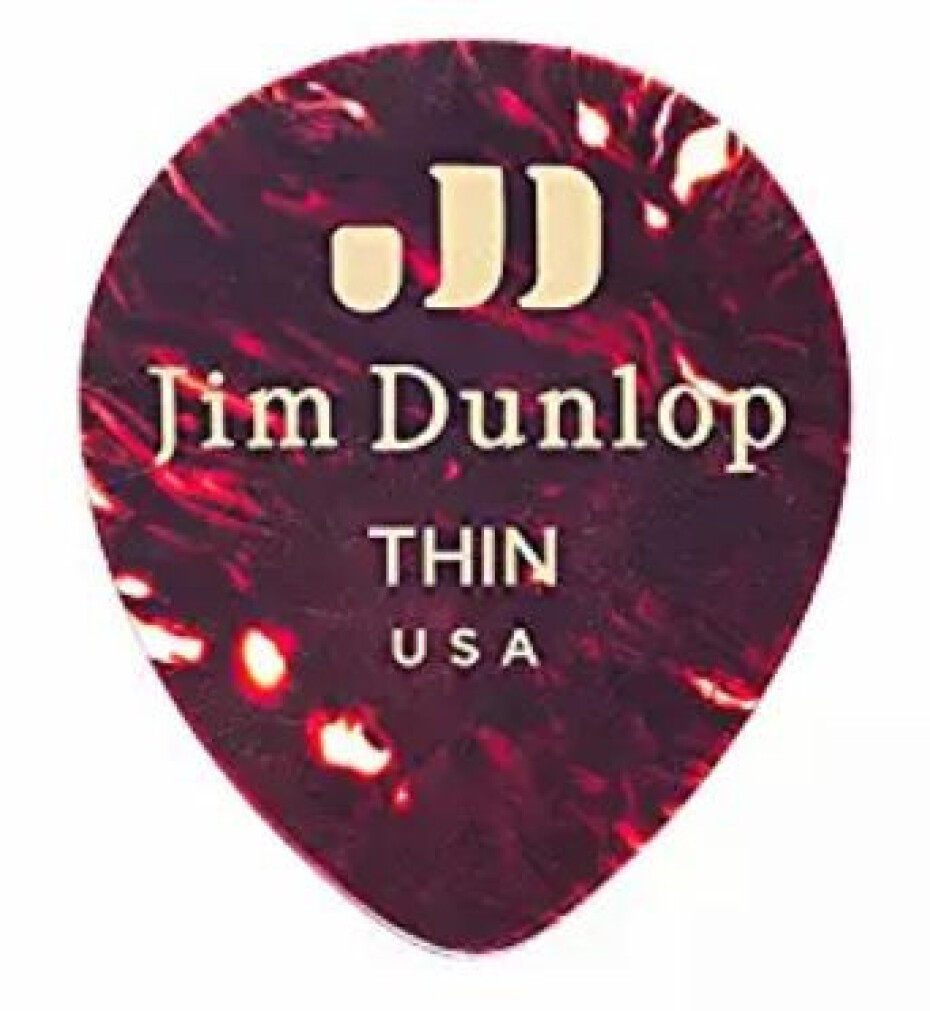 Dunlop Genuine Celluloid Shell 485P05MD Thin - main (0)
