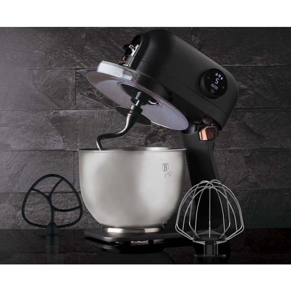BERLINGERHAUS Kuchyňský robot digitální 1200 W Black Rose Collection BH-9323 - main (3)