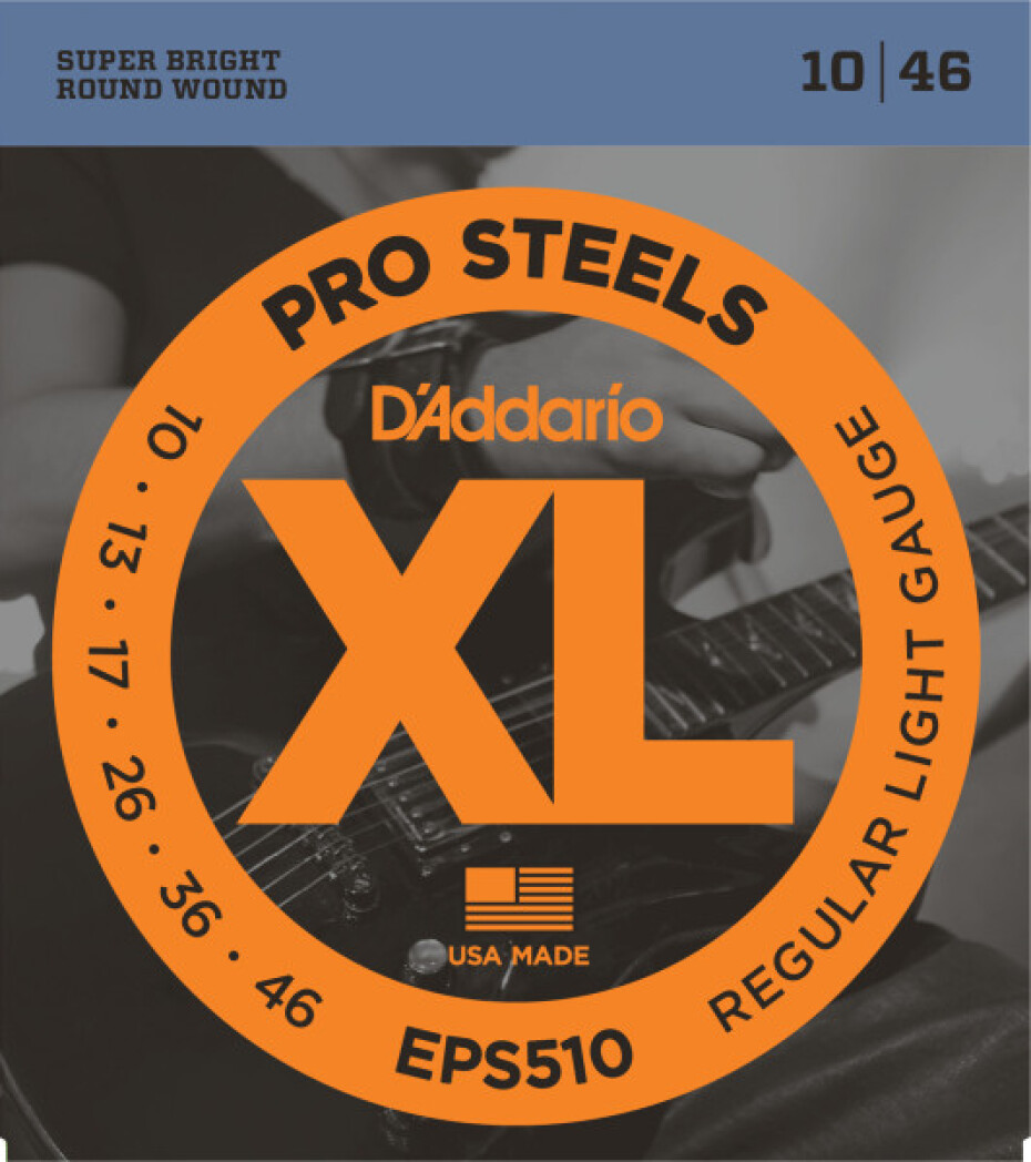 D'Addario EPS510 Pro Steels Regular Light - .010 - .046 - main (0)