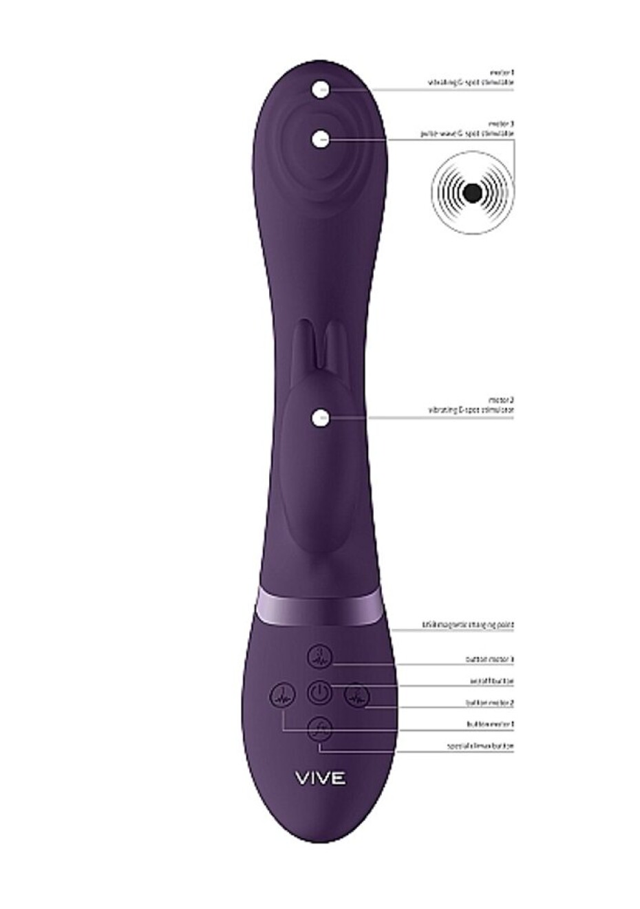 VIVE Cato Pulse G-Spot Rabbit Purple - main (12)