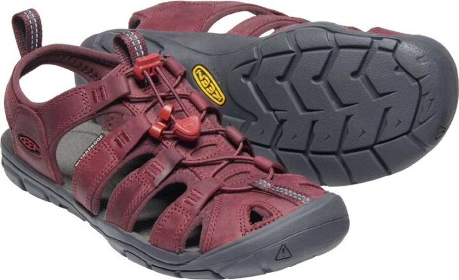 Sandály Clearwater CNX Leather W wine/red dahlia, Keen, 1025088, vínová - 39.5 - main (2)