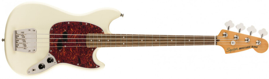 Fender Squier Classic Vibe Mustang Bass 60s Olympic White Laurel - main (0)