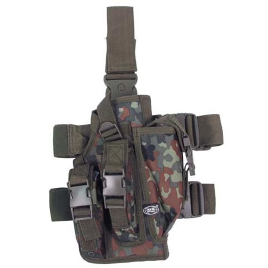 Pouzdro na zbraň - stehenní Import 2 pravé - flecktarn - main (0)