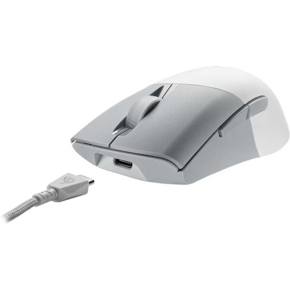 ASUS ROG KERIS Wireless Aimpoint herní myš bílá - main (3)