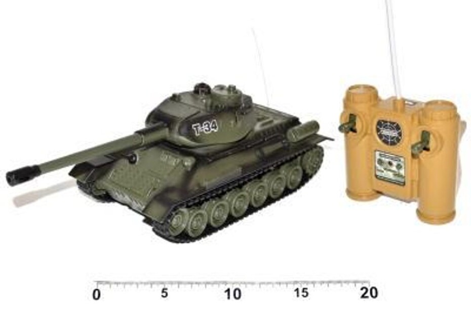 Tank T-34 RC na dálkové ovládání 35 cm, WIKY, 105105 - main (0)